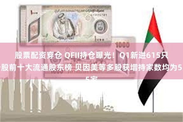 股票配资穿仓 QFII持仓曝光！Q1新进615只个股前十大流通股东榜 贝因美等多股获增持家数均为5家